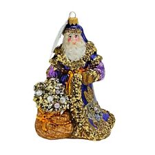 Heartfully Yours WEXFORD CAROL 1164 Santa Glass Ornament Poland NEW RARE picture