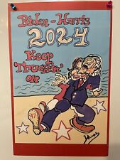 Joe Biden / Kamala Harris 2024 Campaign Posters 11 x 17 - Artist Signed Ltd. Ed. picture