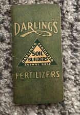 Fertilizer Book Darlings Fertilizers Animal Base Vintage Original 1940's Soil picture