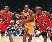 Kobe Bryant Los Angeles Lakers Michael Jordan 8X10 Photo Print picture