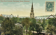 Antique Canada Montreal Grey Nuns Convent Dorchester Street Postcard 17-A picture