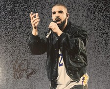 Original Autographed Photo of Drake 10x8 + Certificate of Authenticity picture
