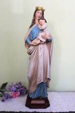 Mary Outdoor Statue 24 inch Color Finish Madonna Queen of Heaven Garden Yard picture