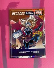 2020 Upper Deck Marvel Ages MIGHTY THOR D11-10 Decades 2010s Jane Foster picture