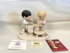 1998 Precious Moments How Can Two Work Together Except They Agree Figurine PM983 picture