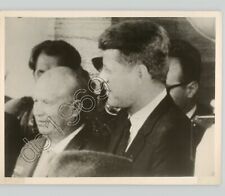 PRESIDENT JFK w SOVIET PREMIER NIKITA KRUSHCHEV, VIENNA AUSTRIA 1961 Press Photo picture
