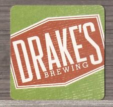 Drake's Brewing Company Beer Coaster Drake's Barrell House San Leandro CA-SQ23 picture