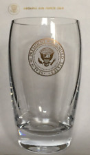 JOHN F KENNEDY -'AIR FORCE ONE' PRESIDENTIAL SEAL JUICE GLASS- WHITE HOUSE-ISSUE picture