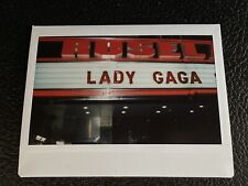 Lady Gaga Roseland Ballroom Marquee Original Instax Photo Fujifilm Polaroid NYC picture