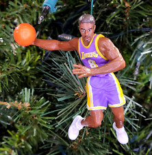 Kobe Bryant LA Lakers Los Angeles Basketball NBA Xmas Tree Ornament vtg Jersey 8 picture