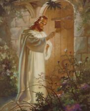 Catholic print picture  -  JESUS KNOCKING 3  -   8