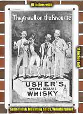 Metal Sign - 1908 Ushers Special Reserve Whisky- 10x14 inches picture