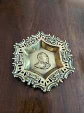 Vintage Collectibles Small Brass Trinket Dish Turkish? Austrian? VC1 picture