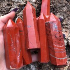 Wholesale Lot 1 Lb Natural Red Jasper Stone Obelisk Tower Crystal Wand Energy picture