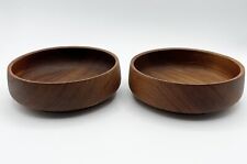 2 ILLUMS BOLIGHUS Mid Century Modern MCM Vintage Teak Bowls Denmark Wooden picture