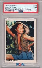 1980 Panini Rock & Pop Italy Diana Ross Card Supremes #93 PSA 7 LOW POP picture