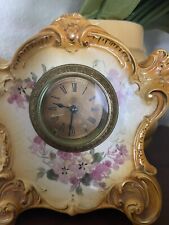 ansonia royal bonn porcelain clock picture