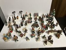 Lemax and Others, Christmas Village - Huge Lot of Vintage Figurines  Total Of 47 picture