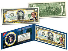 GEORGE W BUSH * 43rd U.S. President * Colorized $2 Bill US Genuine Legal Tender picture