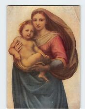 Postcard Sixtinische Madonna By Raffael, Staatliche Gemäldegalerie, Germany picture