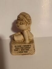 Vintage PAULA  Figurine W 617  In Case I Haven't Told You Lately.....Made in USA picture
