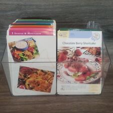 Easy Everyday Cooking Recipe Card Set 1-19 with Cases 1998 Some Sealed Vintage picture