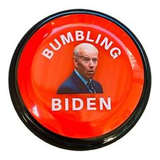 Bumbling Biden Talking Button - 7 Biden Nonsense Quotes Sleepy Joe Gag Gift picture