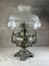 Must See B&H Royal Oil Lamp, Vintage Antique With Original Victorian Glass Shade picture