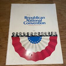 1968 Republican National Convention Program / Miami Beach Florida RICHARD NIXON picture
