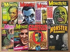 Famous Monsters Of Filmland Magazine Lot + Monster Madness #1 - 1966 Yearbook + picture
