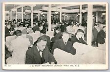 eStampsNet - Fort Dix NJ IQ Testing Reception Center 1942 Postcard picture