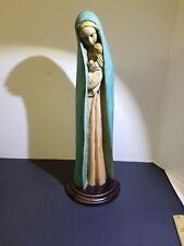 Vintage Madonna With Child Statue Religious Virgin Mary picture
