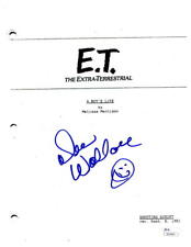 DEE WALLACE SIGNED ET THE EXTRA-TERRESTRIAL FULL SCRIPT AUTHENTIC AUTOGRAPH JSA picture
