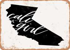 Metal Sign - Cali Girl - Vintage Look Sign picture