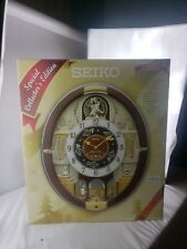 SEIKO Special Collectors 18 Melodies In Motion Edition Swarovski QXM487BRH Clock picture