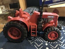 Rare 80s Vintage Breyer Horse Farm Toy Tractor Maroon Play Set Hard To Find picture