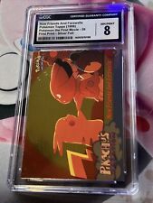 1999 Topps Pokemon Movie NEW FRIENDS AND FAREWELLS #59 Holo Foil CGC 8 Pikachu picture
