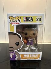 Funko Pop NBA #24 Kobe Bryant Lakers Purple Jersey #8 Vaulted Rare picture