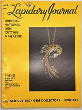 Lapidary Journal Magazine 1968 August Colorado Gems and Gold in Pendant for P... picture