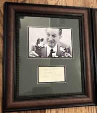 Walt Disney Ephemera Best Wishes Signed Classic Disneyana Display & Memorabilia picture