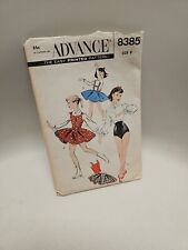 Rare Advance 8385 sewing pattern 50's Skating DANCE Ballet sew size 8 picture