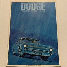 Original 1964 Dodge Polara, 440 Series 330 Series Dealer Sales Brochure Catalog picture
