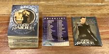 2001 Inkworks Lara Croft Tomb Raider 1-90 Trading Card Base Set With Wrapper picture