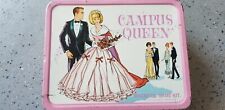 Campus Queen METAL LUNCH BOX King Seeley 1967 VGUC-LOVELY PATINA-FREE SHIPPING😀 picture