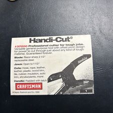 Jb98 Craftsman Card Sears 1996/97 #1 Handy Cut 37200 Handi picture