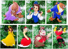 Disney's Beauty and The Beast 7 Piece Christmas Ornament Set  BRAND NEW picture