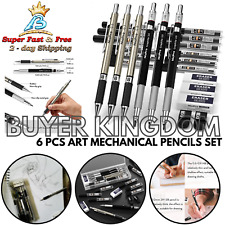 Art Mechanical Pencils Set Metal Drafting Sketching Drawing Pencil Artist Tools picture