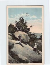 Postcard Balanced Rock on Bald Mountain New York USA picture