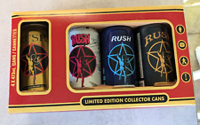4 EMPTY CANS RUSH ROCK BAND BEER BOX SET HENDERSON CANADIAN ALE COLLECTIBLE AA97 picture