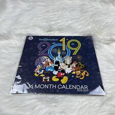 NEW Walt Disney World 2018-2019 16 Month Photo Wall Calendar Collectible Mickey picture